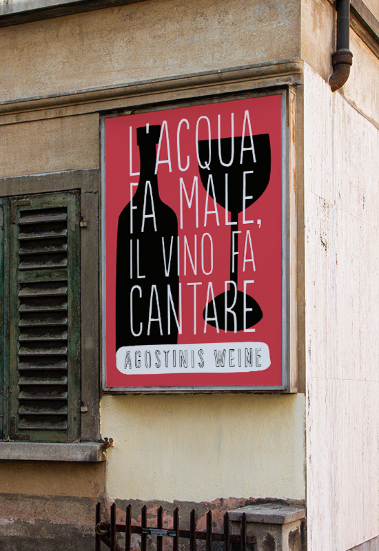 Witzige Sprüche für den Weinhändler und Italienliebhaber Massimo Agostinis